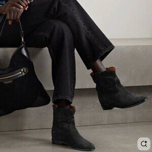 EUC | ISABEL MARANT | Crisi boots | Size 39 / 8-8.5 | Black Suede | $150